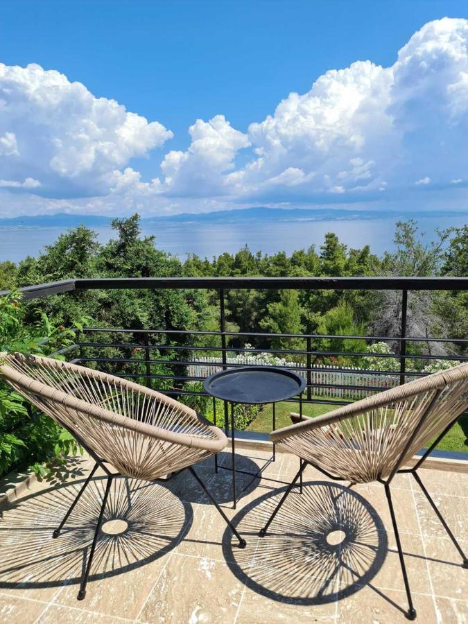 Janis Seaview Villa Néa Fókaia Εξωτερικό φωτογραφία